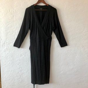 Ann Taylor Black Wrap Dress Size 12T